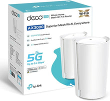 Carica l'immagine nel visualizzatore di Gallery, TP-Link Deco X50 5G LTE WiFi 6 AX3000 3 connettori RJ45 2 RP-SMA per antenna esterna