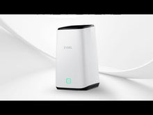 Carica e avvia il video nel visualizzatore di galleria, ZyXEL FWA510 Nebula 5G NR Router per interni 2xRJ45 2.5G 1xUSB 3.0 4 porte TS9 per antenna esterna