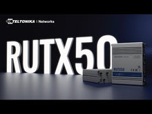 Carica e avvia il video nel visualizzatore di galleria, Teltonika RUTX50 Router industriale 5G Dual SIM WiFi AC 4 porte Gigabit LAN 1 WAN