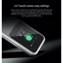 Carica l'immagine nel visualizzatore di Gallery, ZTE MU5120 MiFi Pebble 5G 4G WiFi 6 10000mAh Batteria con ricarica rapida