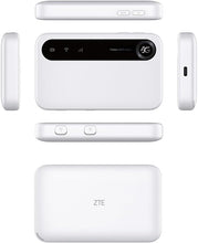 Carica l'immagine nel visualizzatore di Gallery, ZTE U50 5G MiFi Pocket Hotspot 4500mAh batteria 2 x TS9 per antenna esterna