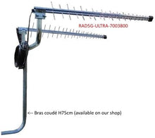 Carica l'immagine nel visualizzatore di Gallery, LowcostMobile RAD5G-ULTRA-7003800 10,5dbi 2x10m 4G LTE 5G + WiFi DUO SMA Cavo nero WL240 per Huawei B525, B715, B818, Asus, TP LINK, Netgear +