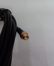 Carica l'immagine nel visualizzatore di Gallery, Cavo di prolunga SMA femmina a maschio SMA 2 x 5 m ALSR200 nero per antenna esterna e router 4G LTE 5G MIMO