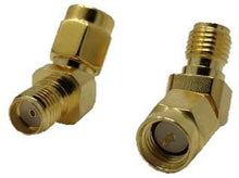 Carica l'immagine nel visualizzatore di Gallery, Adattatore da maschio SMA a femmina SMA con angolo diagonale da 45 gradi per cavo di prolunga router 4G LTE 5G