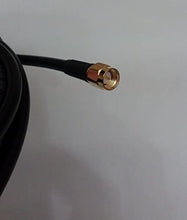 Carica l'immagine nel visualizzatore di Gallery, Cavo di prolunga SMA femmina a maschio SMA 2 x 5 m ALSR200 nero per antenna esterna e router 4G LTE 5G MIMO