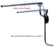 Carica l'immagine nel visualizzatore di Gallery, LowcostMobile RAD5G-ULTRA-7003800 10,5dbi 2x10m 4G LTE 5G + WiFi DUO SMA Cavo nero WL240 per Huawei B525, B715, B818, Asus, TP LINK, Netgear +