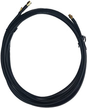 Carica l'immagine nel visualizzatore di Gallery, Cavo di prolunga SMA femmina a maschio SMA 2 x 5 m ALSR200 nero per antenna esterna e router 4G LTE 5G MIMO
