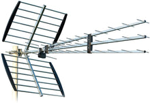 Carica l'immagine nel visualizzatore di Gallery, LowcostMobile RAD47-DVB-TRIPLEX Connettore da 15,5 dBi F Filtro passivo 4G LTE 5G NR 700 Antenna TV TNT da esterno 800Mhz Trinappe 47 elementi