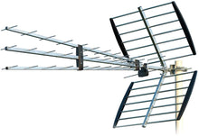 Carica l'immagine nel visualizzatore di Gallery, LowcostMobile RAD47-DVB-TRIPLEX Connettore da 15,5 dBi F Filtro passivo 4G LTE 5G NR 700 Antenna TV TNT da esterno 800Mhz Trinappe 47 elementi