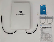 Carica l'immagine nel visualizzatore di Gallery, LowcostMobile PAN5G-MIMO-2021 12dBi 2x30cm Antenna 4G 5G SMA Cavo ALSR200 per Huawei B818, B715, 5G CPE PRO, Asus, TP LINK, Netgear e +