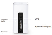 Carica l'immagine nel visualizzatore di Gallery, TP-Link NX510v Router 5G mesh WiFi 3 x RJ45 RJ11 WiFi 6 AX3000