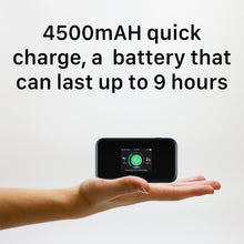 Carica l'immagine nel visualizzatore di Gallery, ZTE MU5001 Nero Hotspot Pebble 5G 4G Categoria 22 WiFi 6 Batteria da 4500 mAh con ricarica rapida