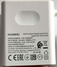 Carica l&#39;immagine nel visualizzatore di Gallery, Huawei HW-120200E02 Alimentatore per caricabatterie da rete 12V 2A Spina europea a 2 pin per router 4G 5G B715 B818 (bianco)
