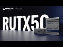 Carica e avvia il video nel visualizzatore di galleria, Teltonika RUTX50 Router industriale 5G Dual SIM WiFi AC 4 porte Gigabit LAN 1 WAN
