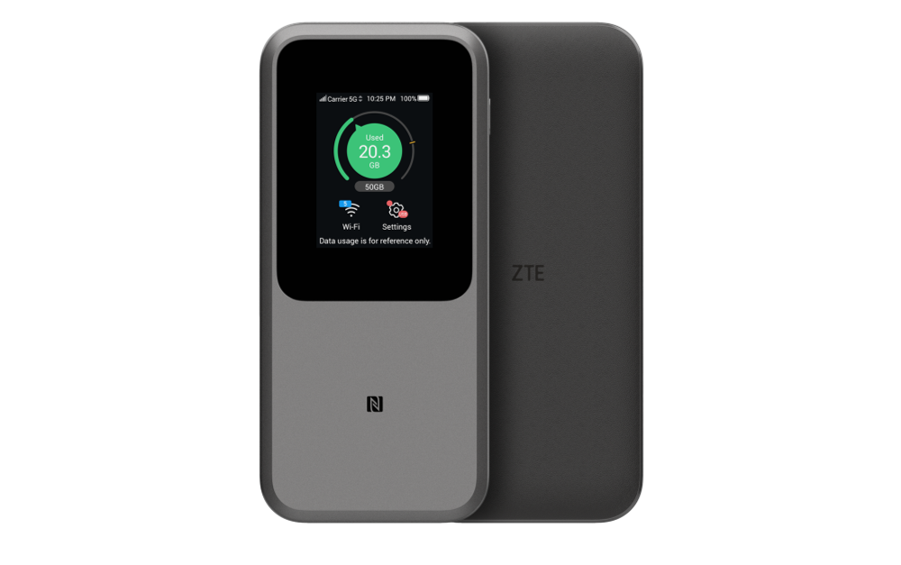 ZTE MU5120 MiFi Pebble 5G 4G WiFi 6 10000mAh Batteria con ricarica rapida