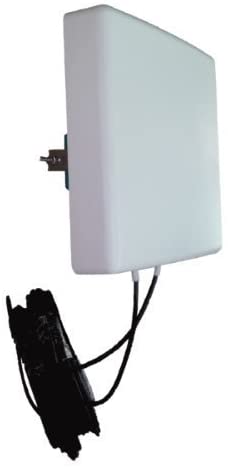 LowcostMobile PAN5G-MIMO-3500Mhz 15 dBi 2x10m nero cavo LMR200 connettore SMA per router, hotspot e modem 5G