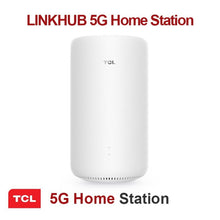 Carica l&#39;immagine nel visualizzatore di Gallery, TCL HH500E Linkhub 5G Home Station Bianco WiFi 6 Router 2 porte RJ45 2 x CRC9 per antenna esterna
